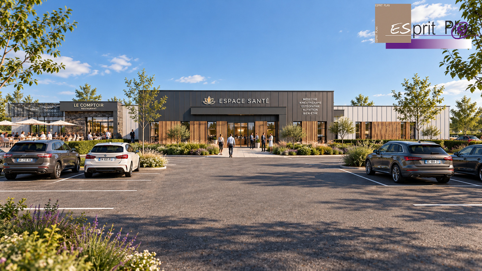 Des espaces pour prendre soin — Commerces & espace santé, perspective ESPRIT PLAN